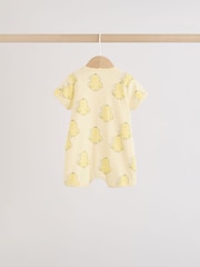 Yellow Easter Character Button Through Baby Jersey Rompers 3 Pack - Image 6 of 10