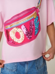 Little Bird by Jools Oliver Short Sleeve Jersey Slogan T-Shirt - Bild 5 von 9