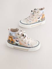 Neutral Farm - Zip Fastening Hi Top Trainers - תמונה 1 מתוך 5