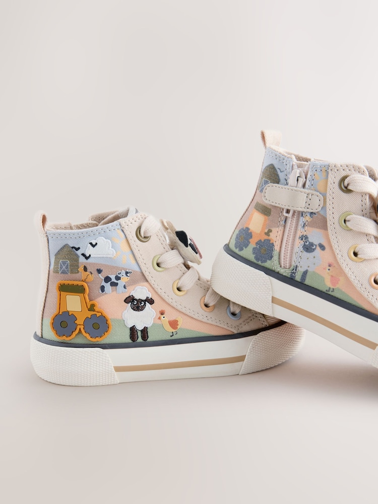 Nevtralna kmetija - Visoki športni copati z zadrgo - Slika 6 iz 6