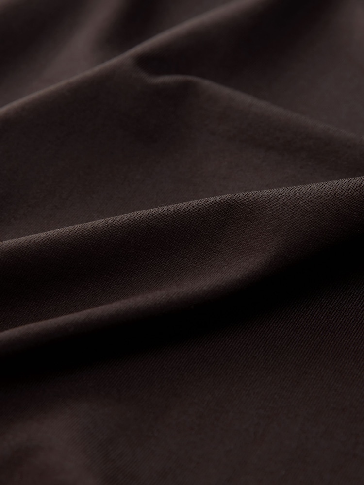Chocolate Brown Soft Touch Backless Sleeveless Top - Image 4 of 4 Chocolate Brown Soft Touch Backless Sleeveless Top - Image 4 of 4