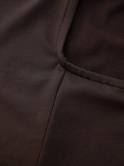 Chocolate Brown Soft Touch Backless Sleeveless Top - Image 7 of 9