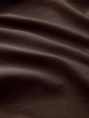 Chocolate Brown Soft Touch One Shoulder Hadware Top - Image 7 of 7