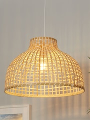 Searchlight Natural Phuket Wood Large Shade - Image 1 of 3