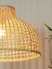 Searchlight Natural Phuket Wood Large Shade - Image 2 of 3