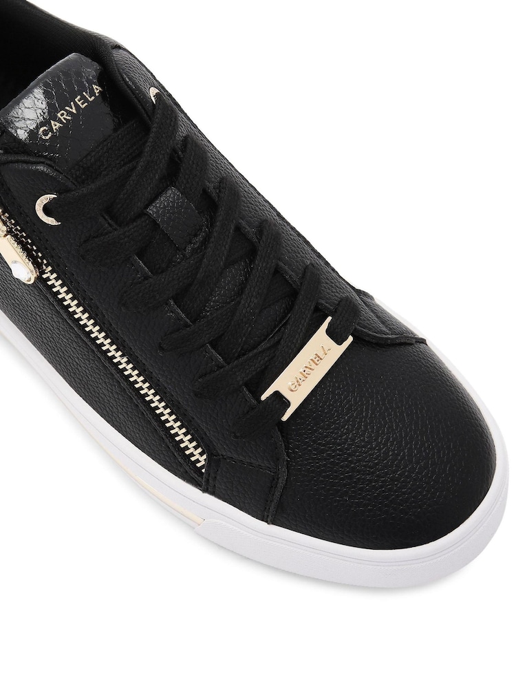 Schwarz - Carvela Diamond Sneaker mit Reißverschluss - Bild 4 von 4