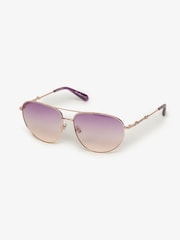 Superdry Purple Gradient Lens Sunglasses - Image 1 of 2