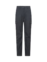 Mountain Warehouse Black Womens Stretch Quick Drying UV Max Cargo Trousers - Image 1 of 6