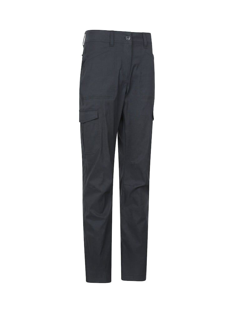 Mountain Warehouse Black Womens Stretch Quick Drying UV Max Cargo Trousers - Image 2 of 6