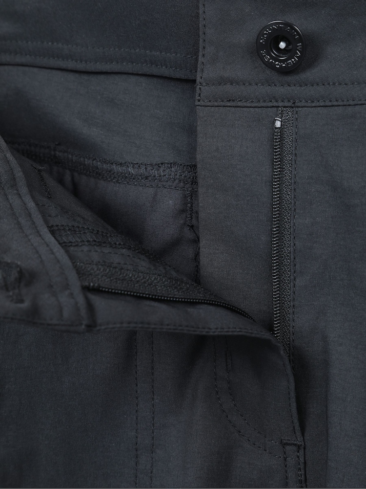 Mountain Warehouse Black Womens Stretch Quick Drying UV Max Cargo Trousers - Image 6 of 6
