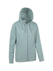 Mountain Warehouse Green Womens Essentials Full Zip Hoodie - Image 2 of 13