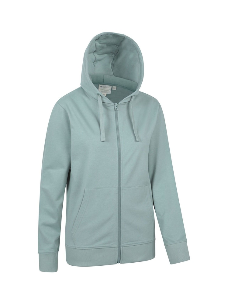 Mountain Warehouse Green Womens Essentials Full Zip Hoodie - Image 2 of 13