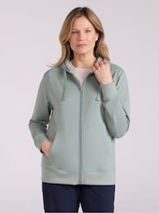 Mountain Warehouse Green Womens Essentials Full Zip Hoodie - Image 6 of 13