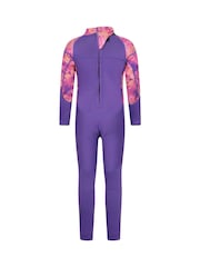 Mountain Warehouse Pink Kids Printed Full Wetsuit - Image 3 of 8