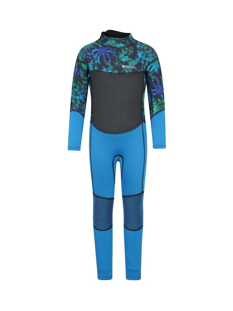 Mountain Warehouse Blue Kids Printed Full Wetsuit - Image 1 of 8