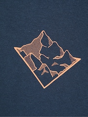 Mountain Warehouse Blue Mens 3 Peaks Mountain Hoodie - Image 5 of 7