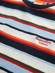 Футболка в полоску из 100% хлопка Superdry Essentials - Image 6 of 6