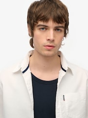 Superdry White Oxford Short Sleeve Shirt - Image 2 of 4