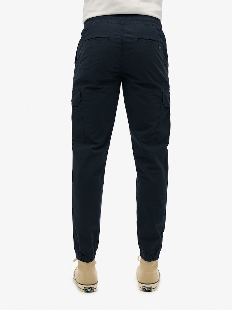 Superdry Blue Slim Para Cargo Joggers - Image 2 of 6