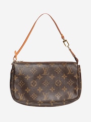 Louis Vuitton Brown Vintage 2004 Monogram Pochette Bag - Image 2 of 10