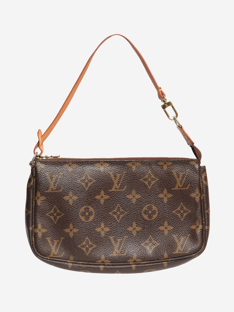 Louis Vuitton Brown Vintage 2004 Monogram Pochette Bag - Image 2 of 10