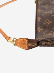 Louis Vuitton Brown Vintage 2004 Monogram Pochette Bag - Image 3 of 10