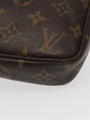 Louis Vuitton Brown Vintage 2004 Monogram Pochette Bag - Image 9 of 10