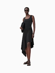 AllSaints Black Tami Cupro Vest - Image 1 of 7
