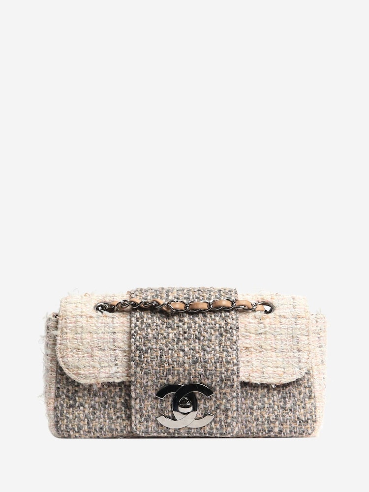 Chanel Natural 2004 Fantasy Tweed Flap Bag - Image 1 of 10