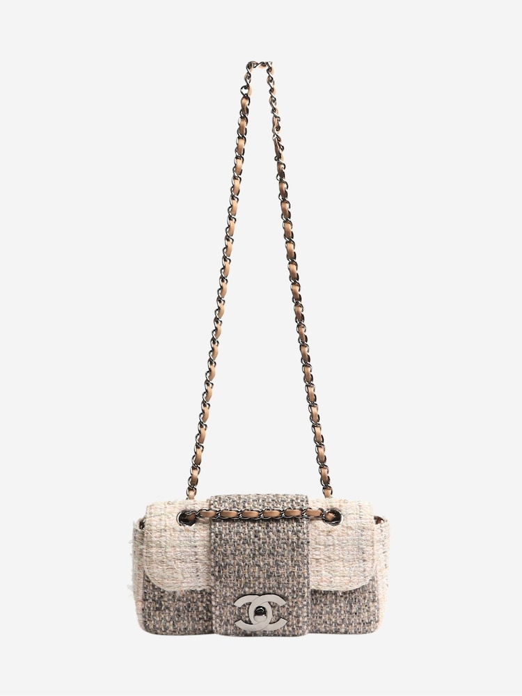 Chanel Natural 2004 Fantasy Tweed Flap Bag - Image 2 of 10