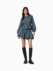 AllSaints Blue Melani Top - Image 5 of 8