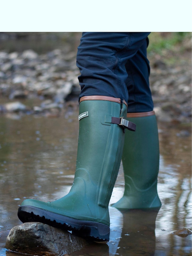 Grisport Green Delta II Full Zip Wellingtons - Image 1 of 10