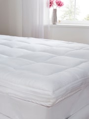 The Fine Bedding Company White Deluxe Dual Layer Topper - Image 1 of 4
