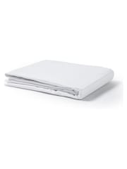 The Fine Bedding Company White Plain Dye Fitted Sheets - Image 4 of 4