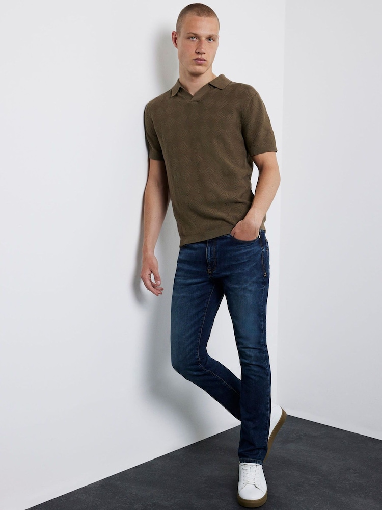 River Island Blue Skinny Fit Jeans - Image 1 of 6