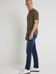 River Island Blue Skinny Fit Jeans - Image 3 of 6