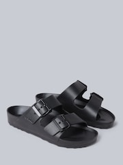 Animal Black Womens Shore Sliders - Image 1 of 5