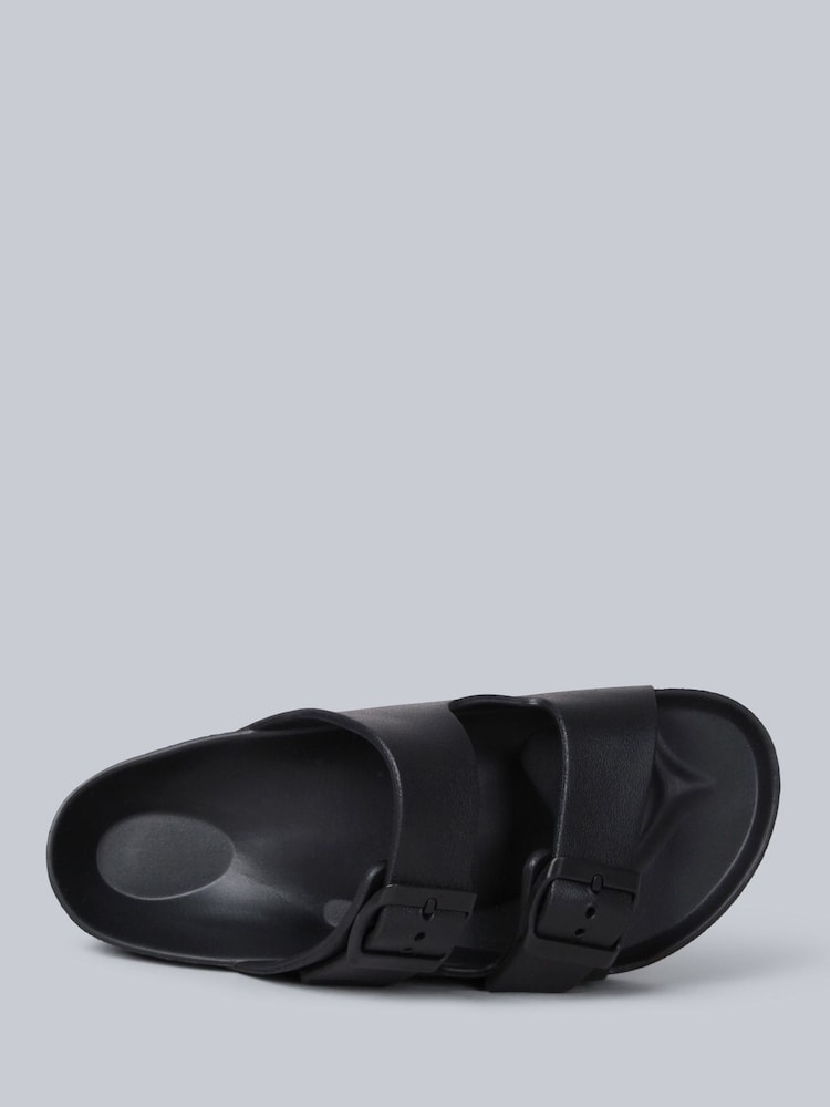 Animal Black Womens Shore Sliders - Image 2 of 5