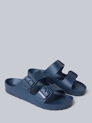 Animal Blue Womens Shore Sliders - Image 1 of 5
