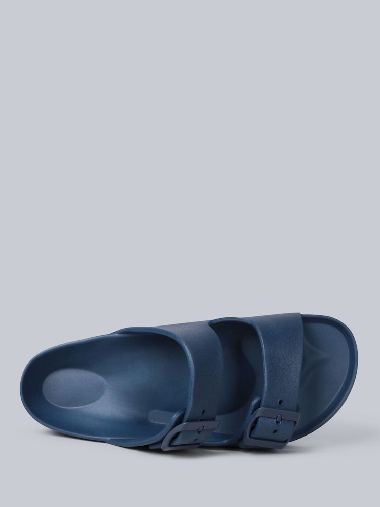 Animal Blue Womens Shore Sliders - Image 2 of 5