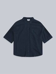 Animal Blue Womens Nova Linen Shirt - Image 1 of 5