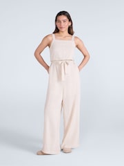 Animal Natural Womens Becca Linen Jumpsuit - Image 1 of 4