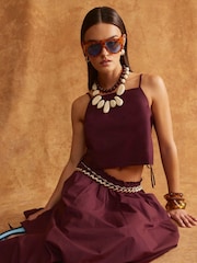 River Island Purple Poplin Camisoles - Image 2 of 4