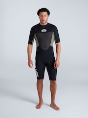 Animal Black Mens Slater 2mm Shorty Wetsuit - Image 1 of 4