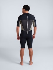 Animal Black Mens Slater 2mm Shorty Wetsuit - Image 2 of 4