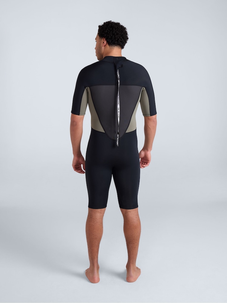 Animal Black Mens Slater 2mm Shorty Wetsuit - Image 2 of 4