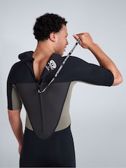 Animal Black Mens Slater 2mm Shorty Wetsuit - Image 4 of 4