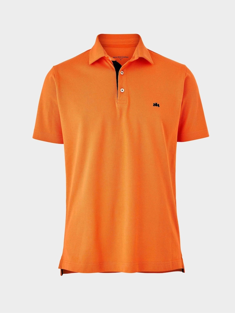 Savile Row Company Pique Short Sleeve 100% Cotton Polo Shirt - Image 1 of 2