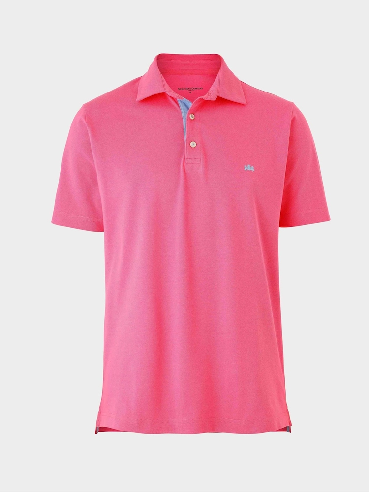 Savile Row Company Pique Short Sleeve 100% Cotton Polo Shirt - Image 1 of 2