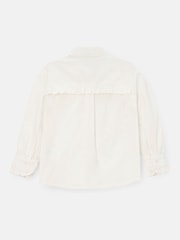Angel & Rocket White Adelle Frill Heart Print Shirt - Image 7 of 8